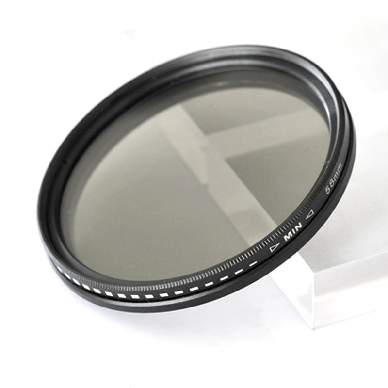 Adjustable ND Filter for Cameras Multi-Caliber
