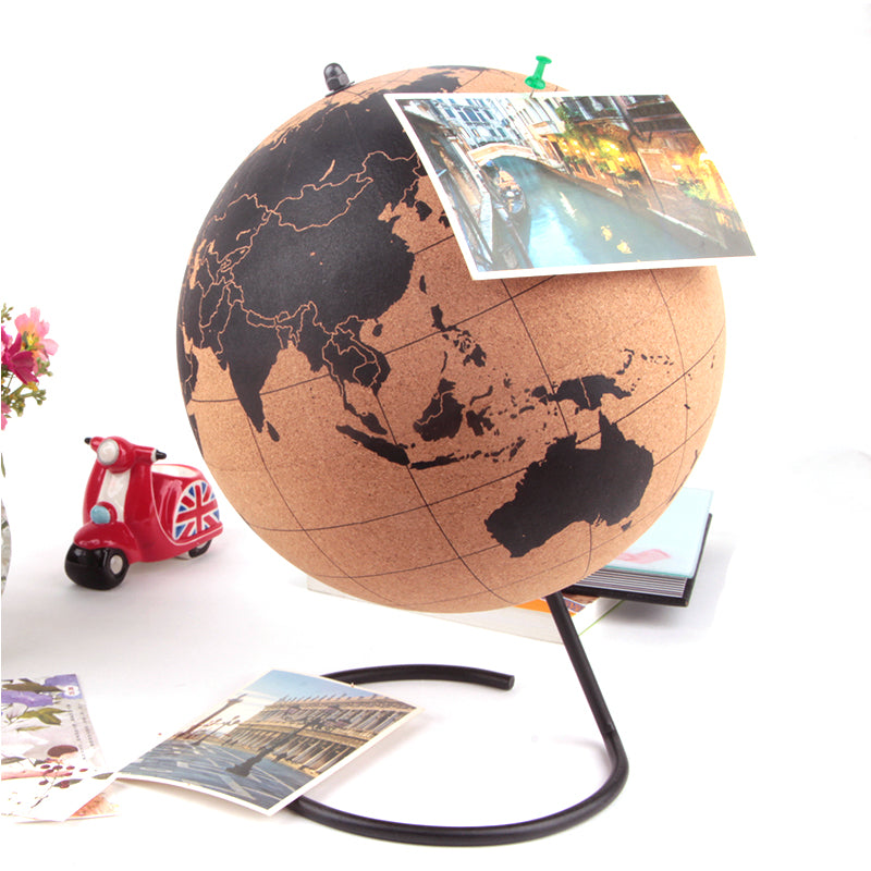 Wooden Cork Globe