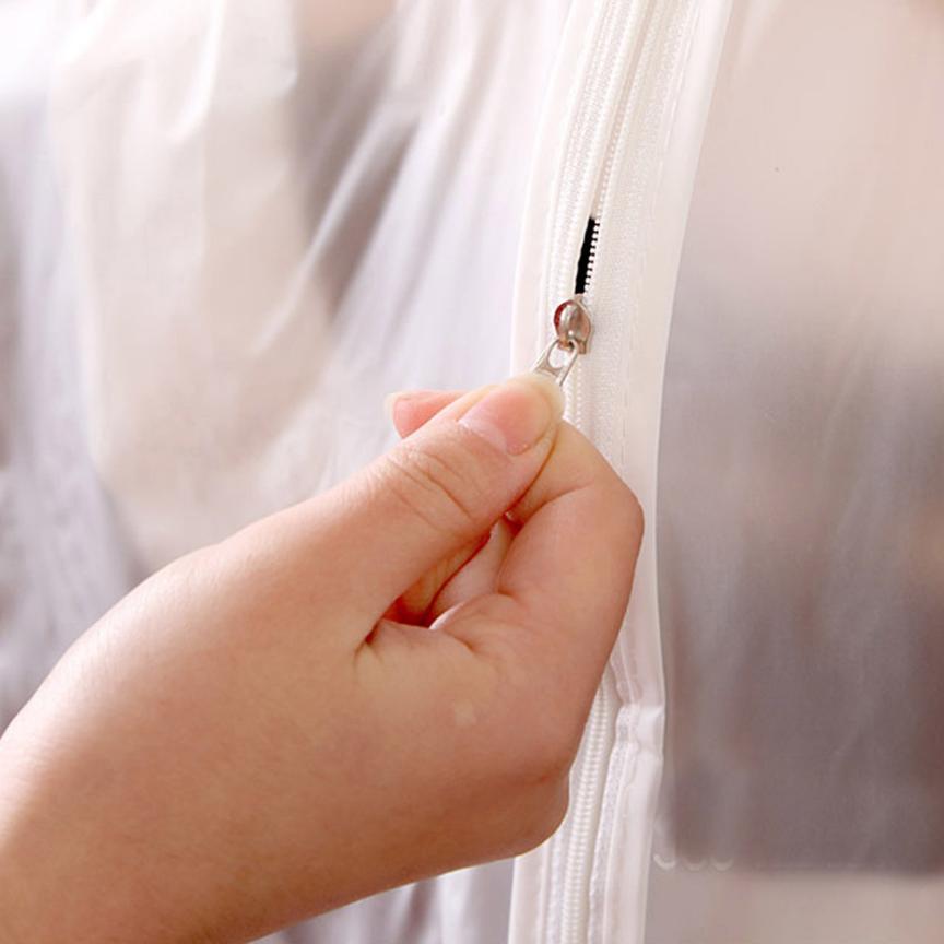 Semi-Transparent PEVA Washable Garment Cover Bag