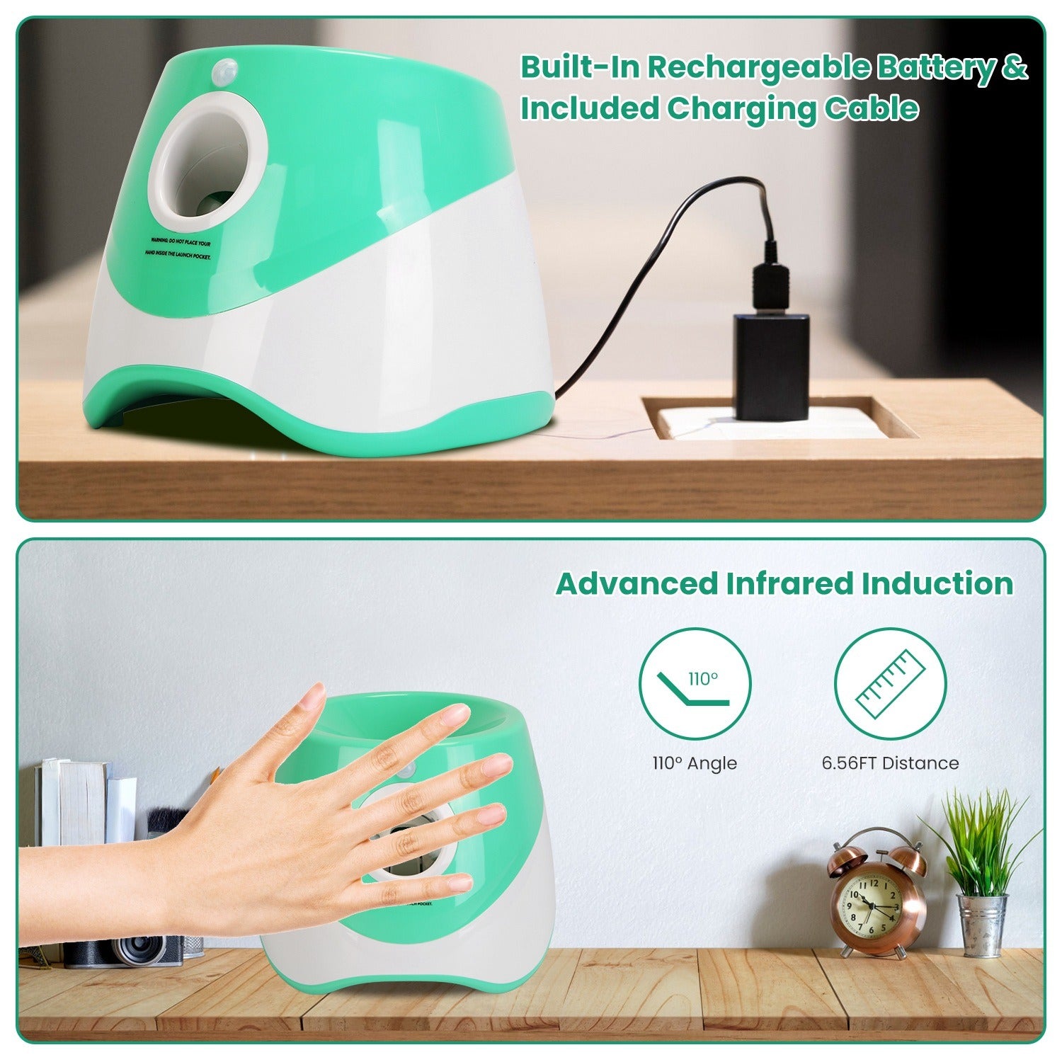 Automatic Dog Ball Launcher with 6 Balls