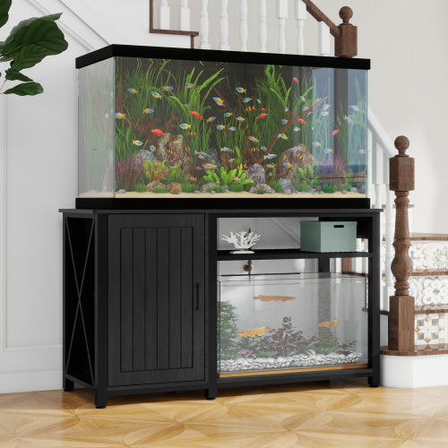 Heavy-Duty Aquarium Stand with Power Outlet