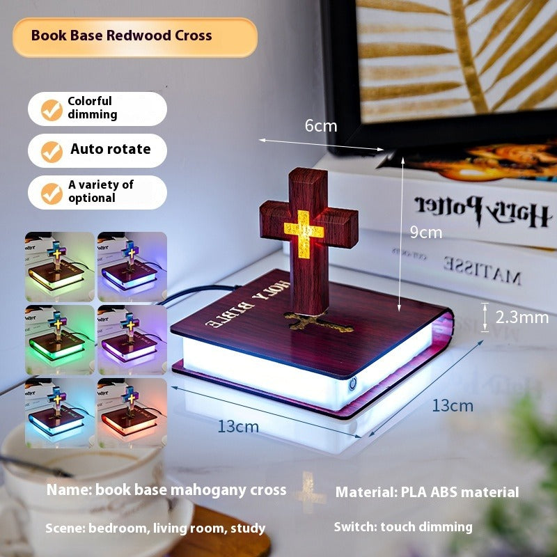 Magnetic Suspension Cross Table Lamp