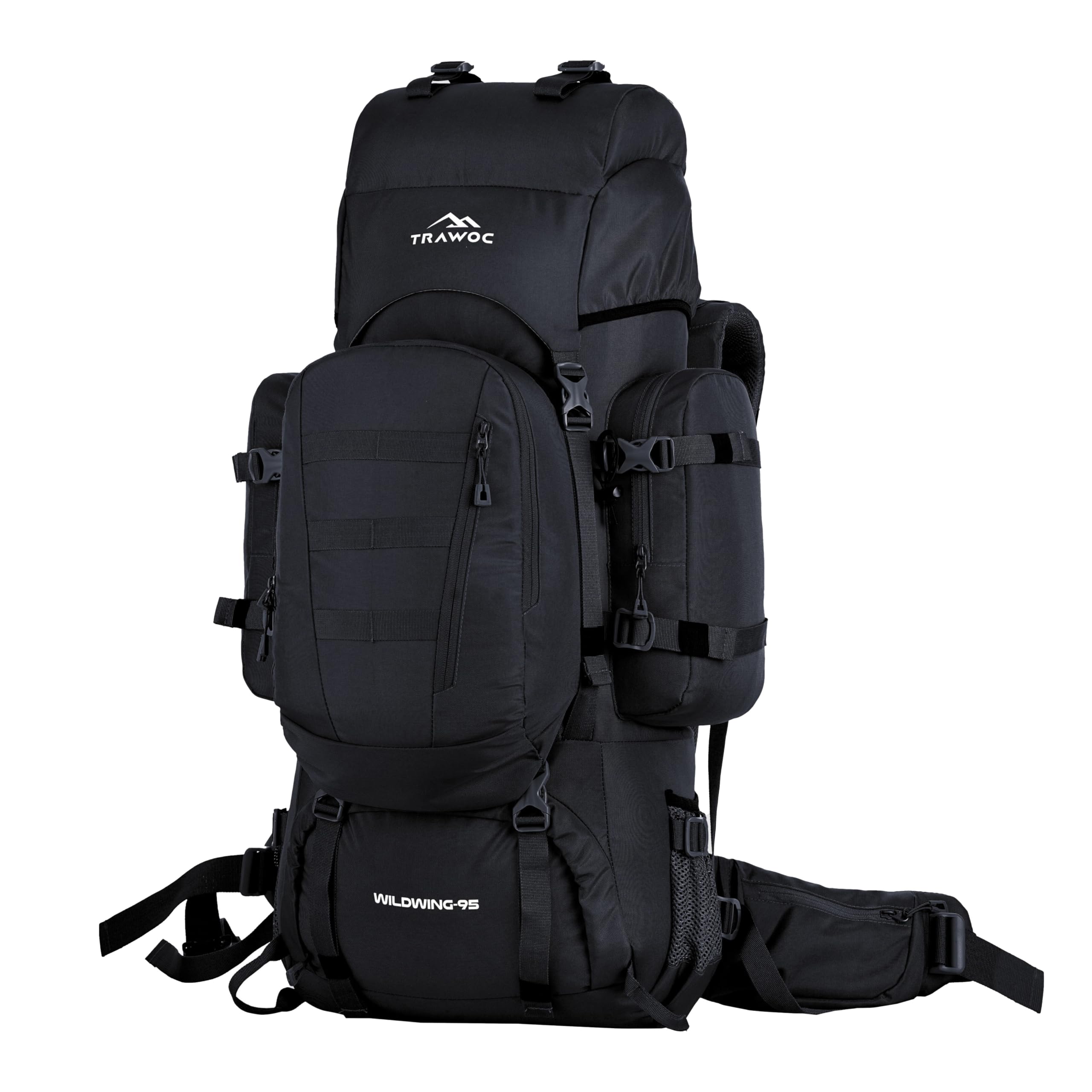 TRAWOC WILDWING 95L Trekking Backpack with Detachable Daypack