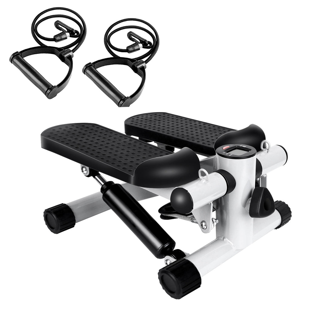 Mini Fitness Stepper with Resistance Bands