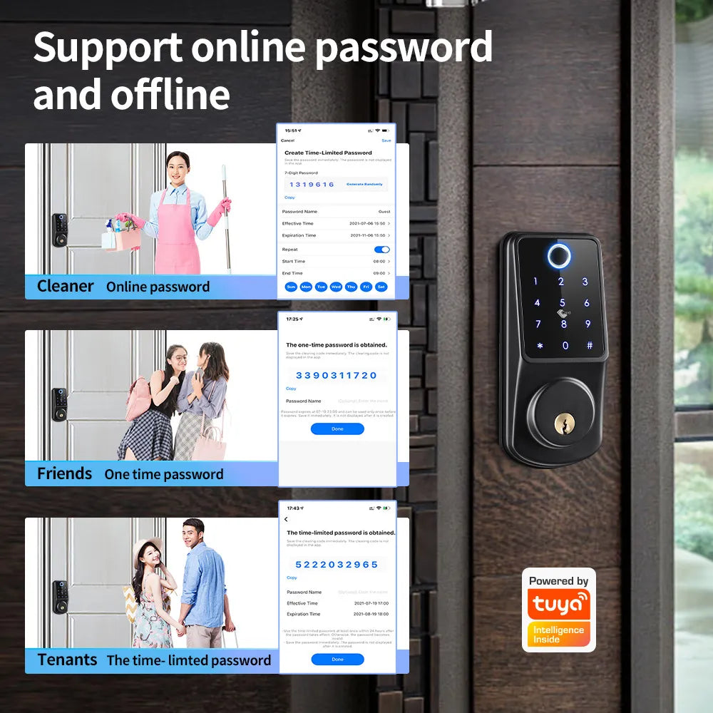 Fingerprint Password Smart Door Lock