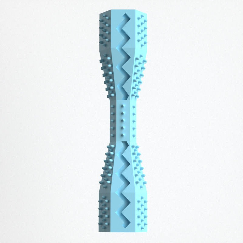 Durable Soft Rubber Dog Toothbrush Chew Toy Stick