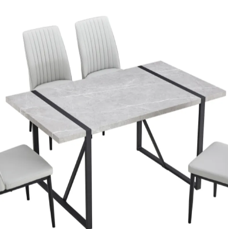 Modern 55" Rectangular Dining Table