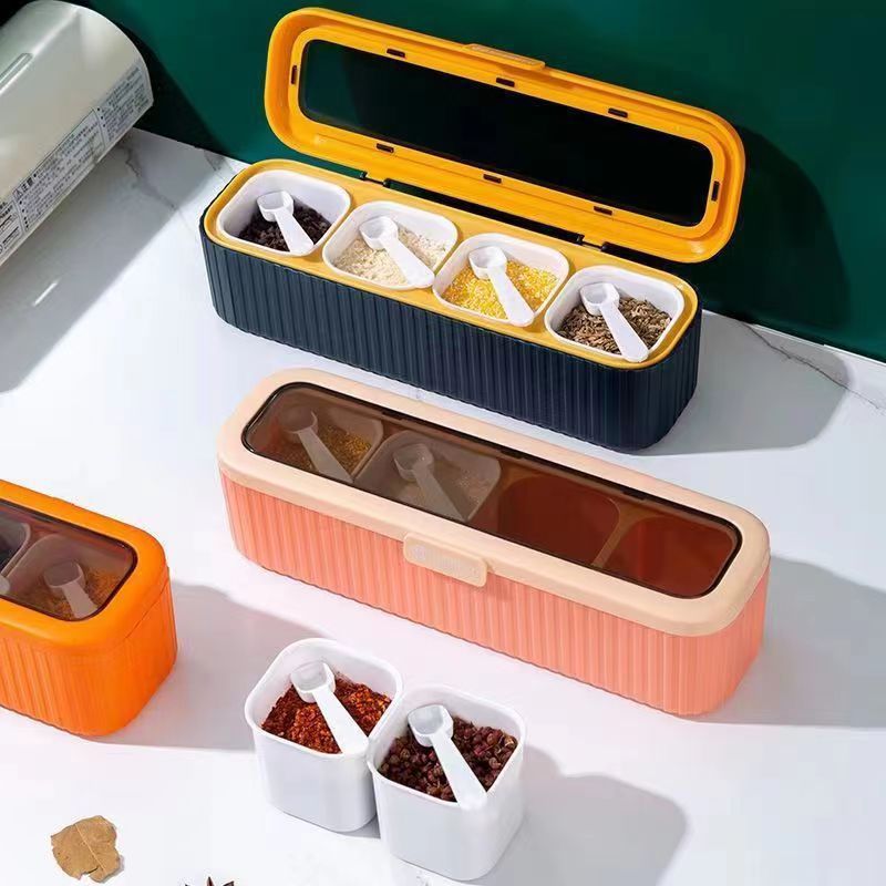 Thickened Spice Jar Set Multifunctional Storage Box