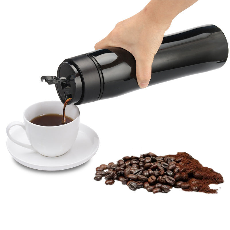 Portable Stainless Steel French Press for Coffee & Tea