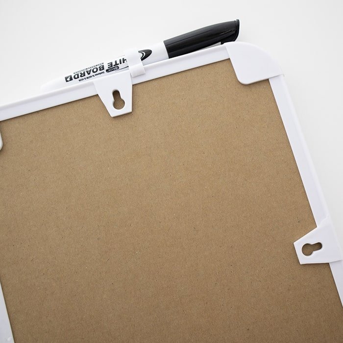 8.5 X 11 Dry Erase Board w Marker - 1pc Random Color
