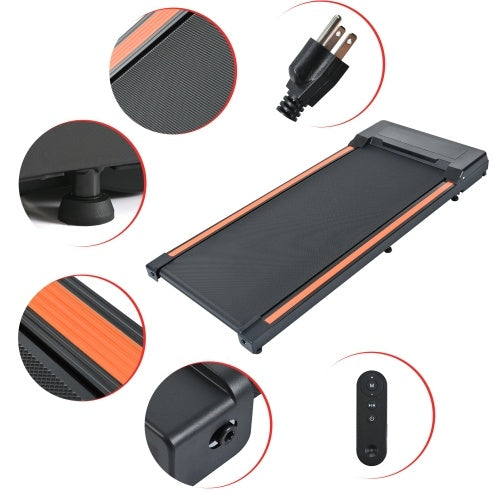 Under-Desk Walking Pad, 2.5HP, 300 lb Capacity