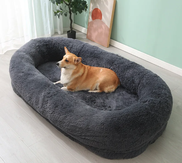 Human-Size Washable Dog Bed