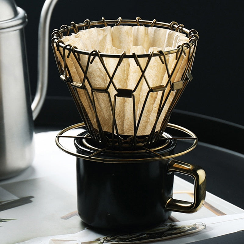 Foldable Coffee Filter for Pour-Over Brewing