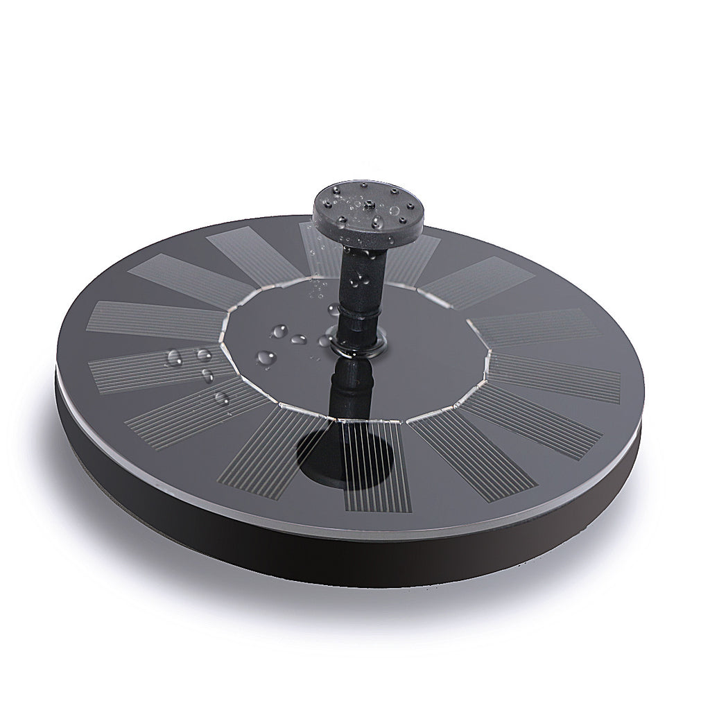 Miniature Solar Fountain Pump with Bird Feeder for Garden