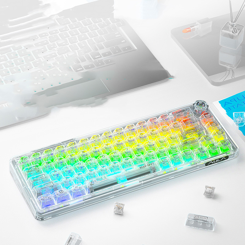 68-Key Hot-Swap Bluetooth Mechanical Keyboard