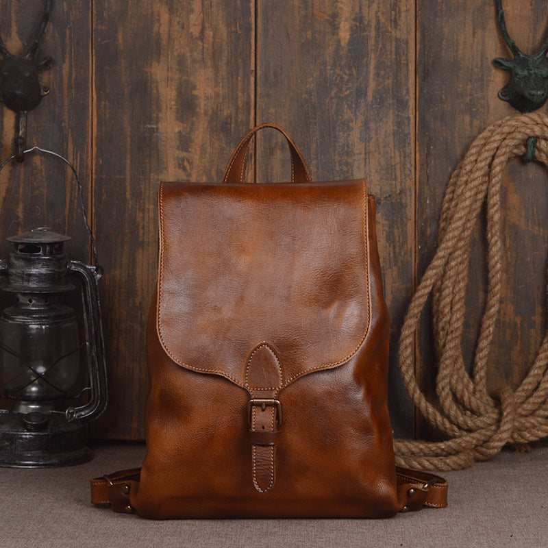 Leather Computer Backpack