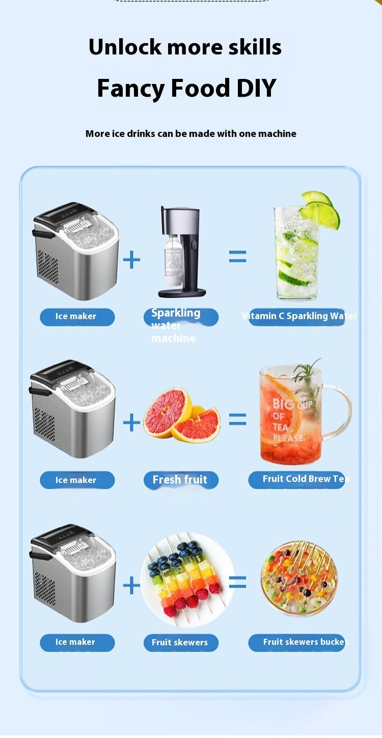 Compact Home Ice Maker Machine