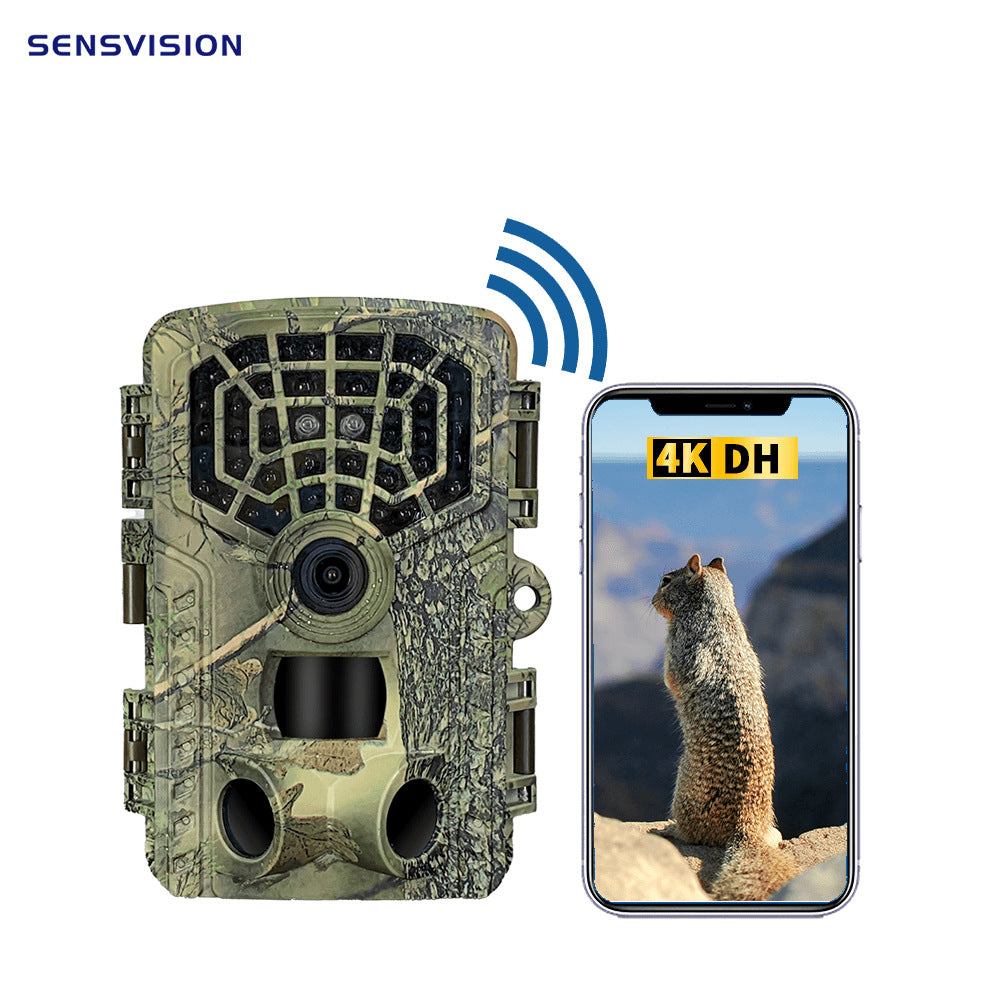 48MP Bluetooth WiFi Trail Camera with Motion Detection