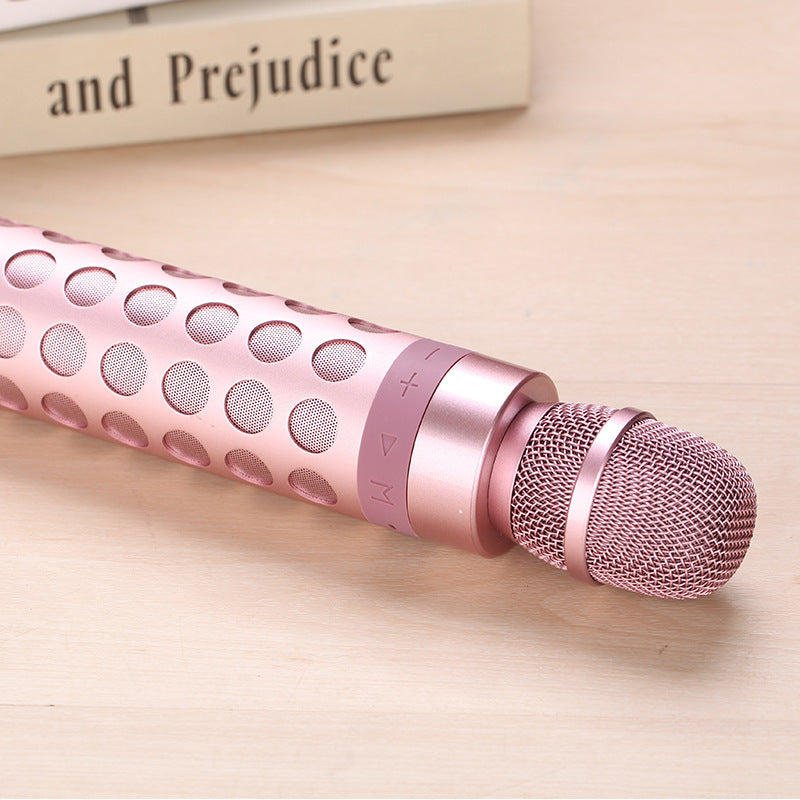 Bluetooth Speaker Microphone Karaoke Device Portable KTV