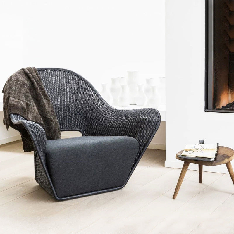 Nordic Outdoor Rattan Single Sofa