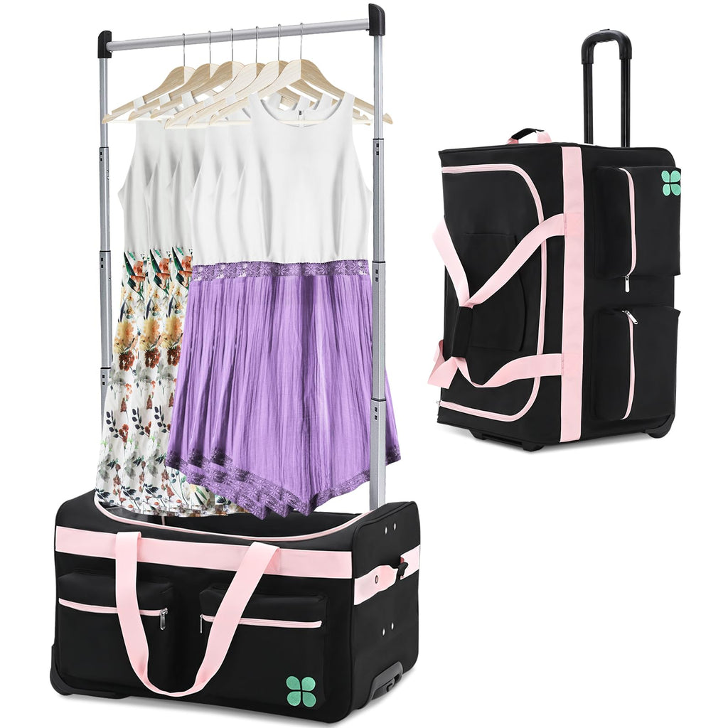 27-Inch Collapsible Garment Duffel Bag with Extendable Rack