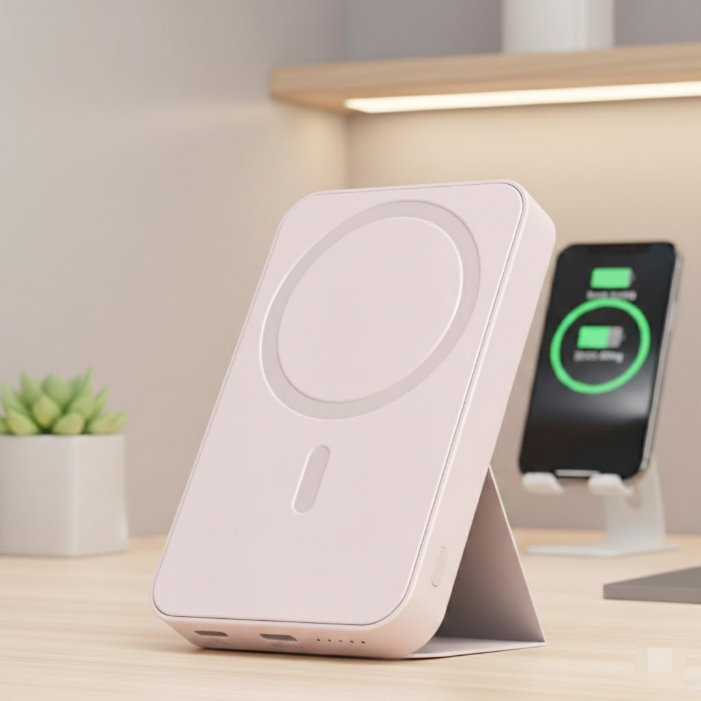 Magnetic Wireless Power Bank Clip-On