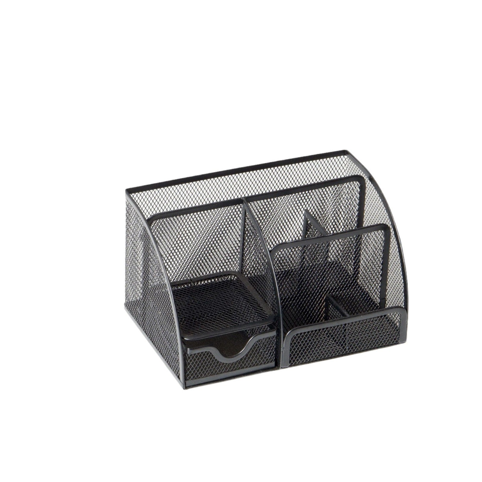 Multifunctional Desktop Organizer with Metal Pen Holder