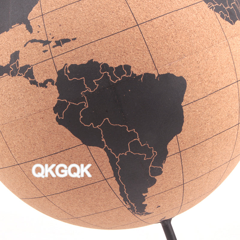 Wooden Cork Globe