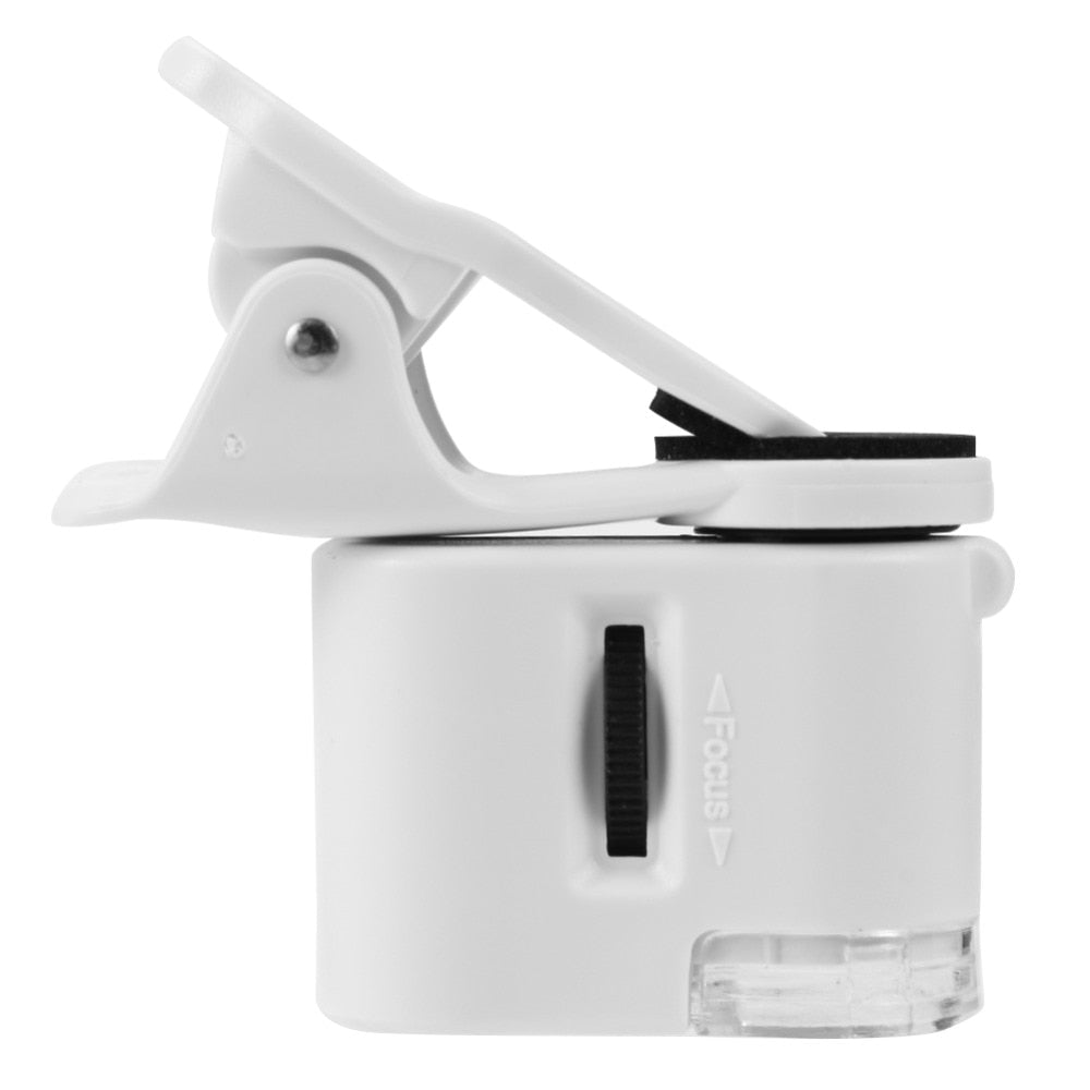 Digital Microscope Portable Mini Phone Clip HD Lens