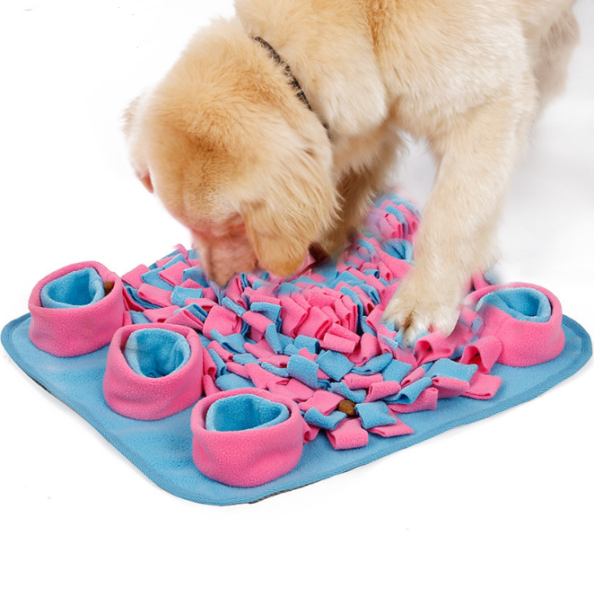 Pet Snuffle Mat for Dogs and Cats Slow Feed Bowl