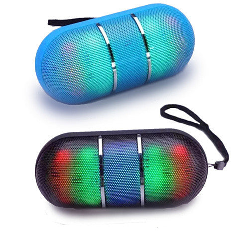 Dance With Me Portable Bluetooth Speaker with Disco LED Lights