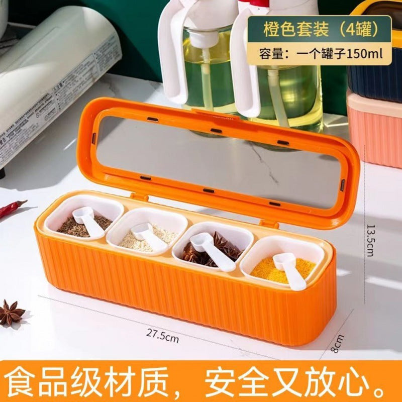 Thickened Spice Jar Set Multifunctional Storage Box