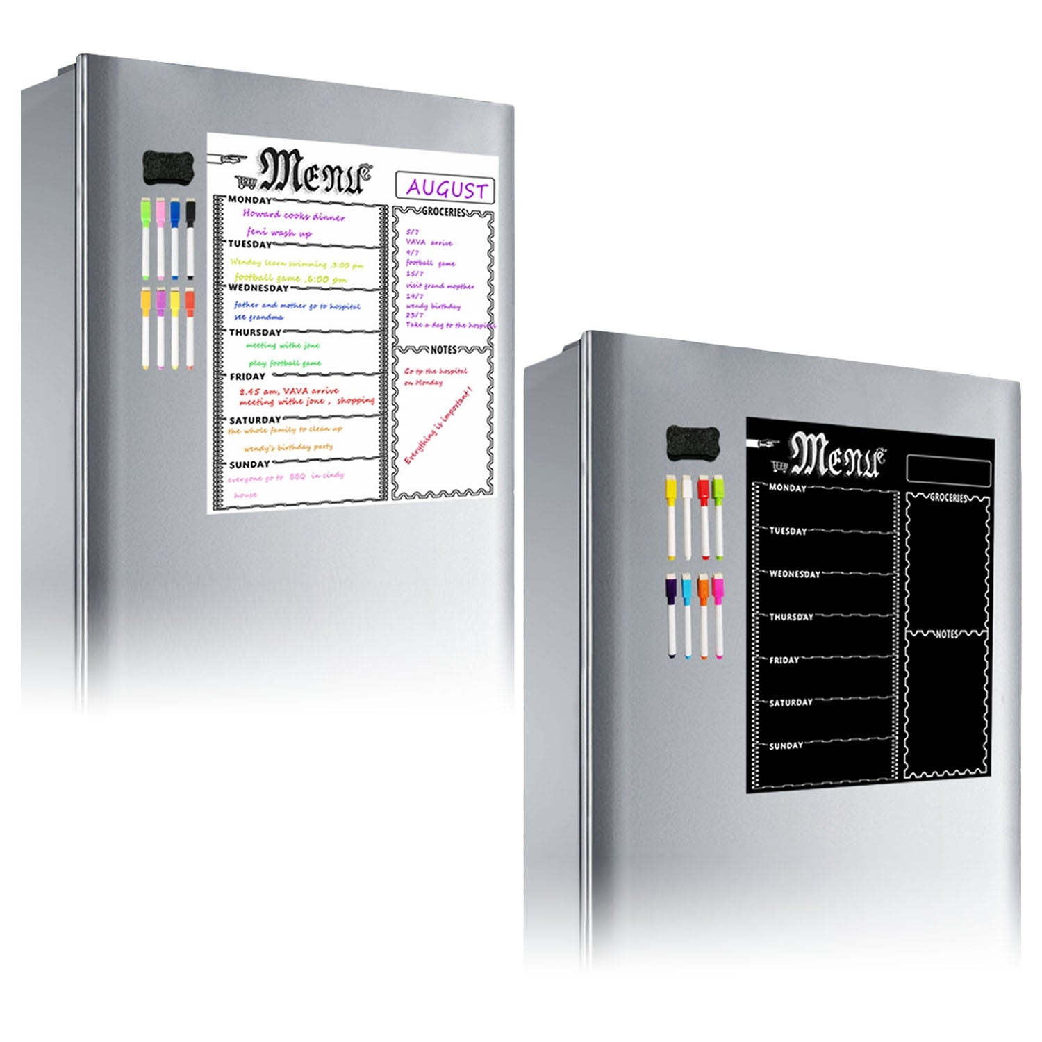 Magnetic Monthly Planner Calendar Whiteboard Fridge Magnet