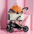 Foldable Pet Stroller for Large Dogs