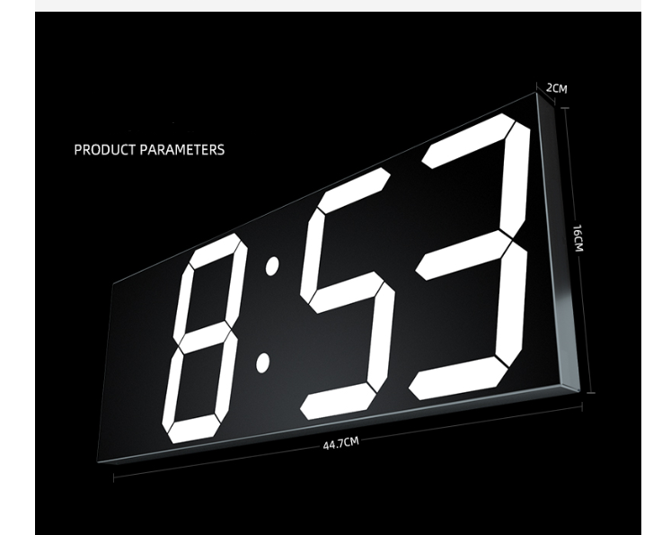 Modern Minimalist LED Wall Clock