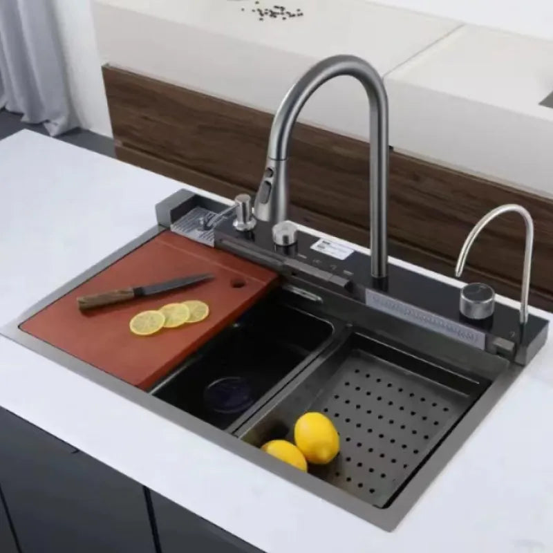 Large Single-Slot Vegetable Washing Basin