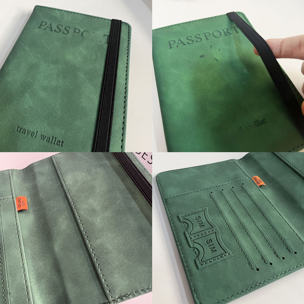 Anti-Theft RFID Passport Holder Cover Case