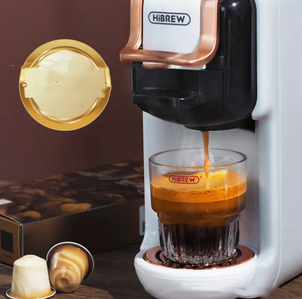 10-Cup Espresso Capsule Machine