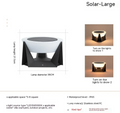 Solar-Powered Outdoor Pillar Lamp