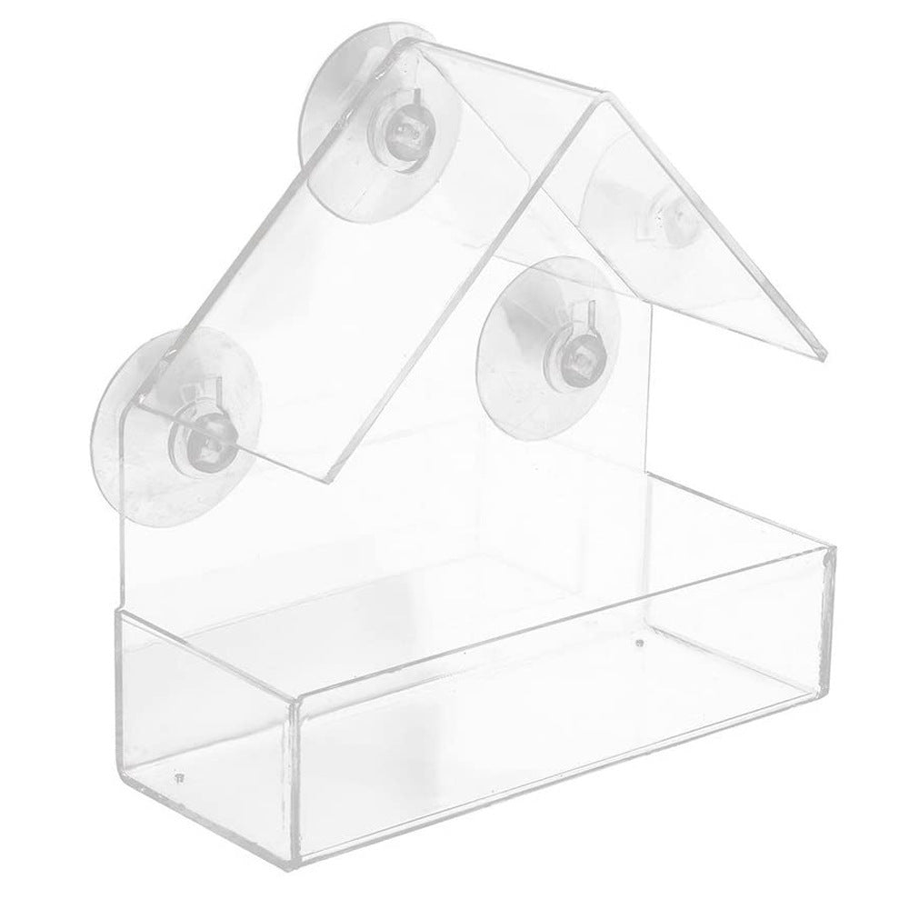 Acrylic Window Bird Feeder for Hummingbirds