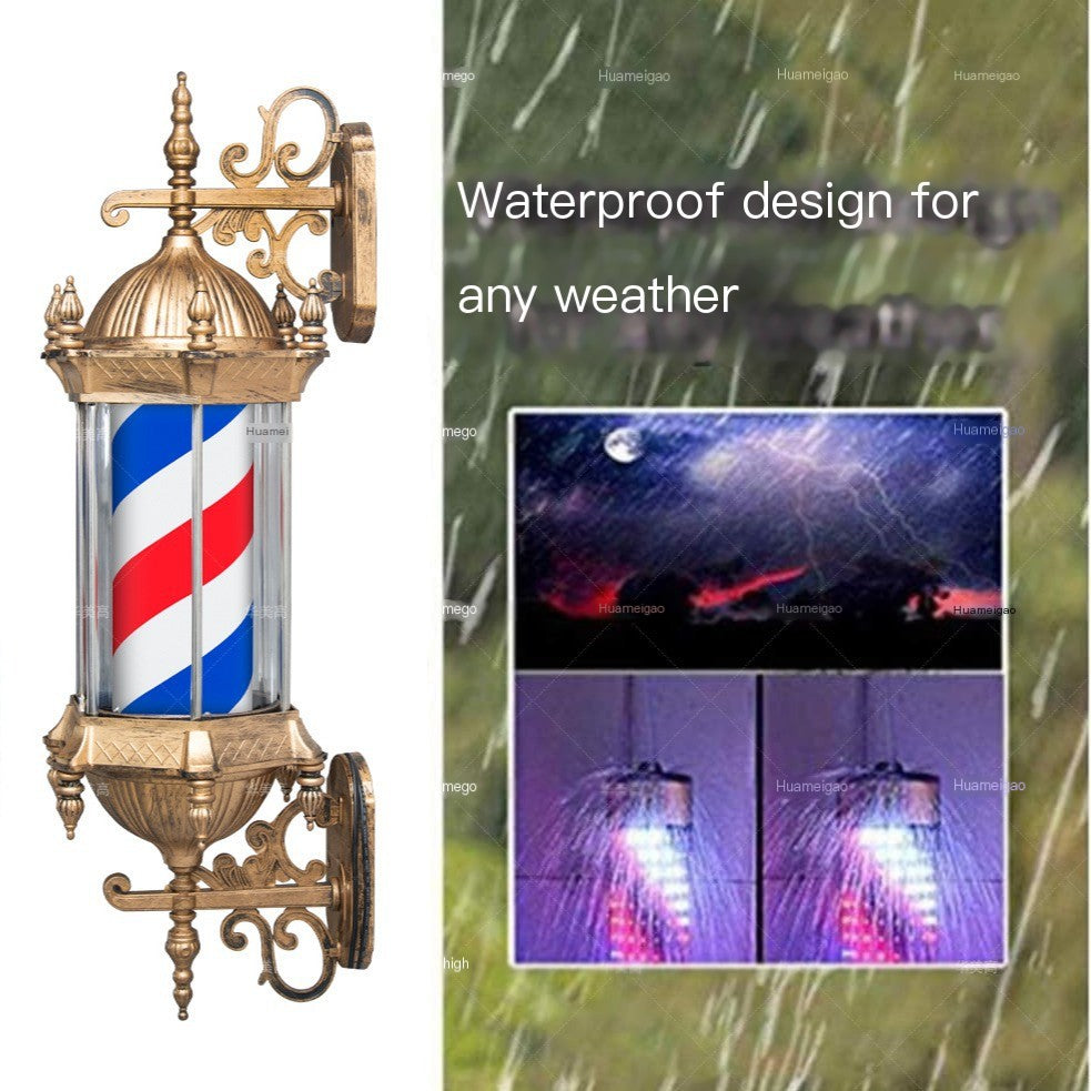 Vintage LED Barber Shop Wall Sign