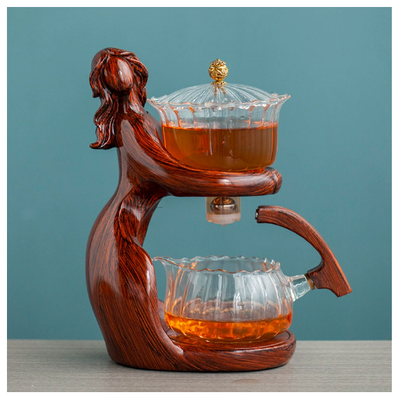 Semi-Automatic Glass Kungfu Tea Set