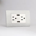 3A Fast Charging Dual USB Panel Power Socket