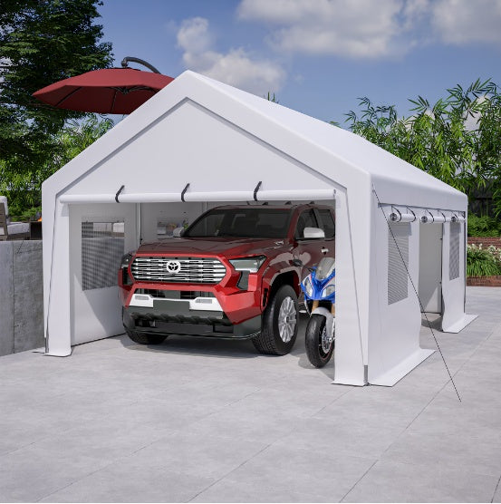 Heavy-Duty Steel Carport Canopy