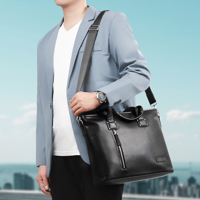 Genuine Leather Laptop Briefcase