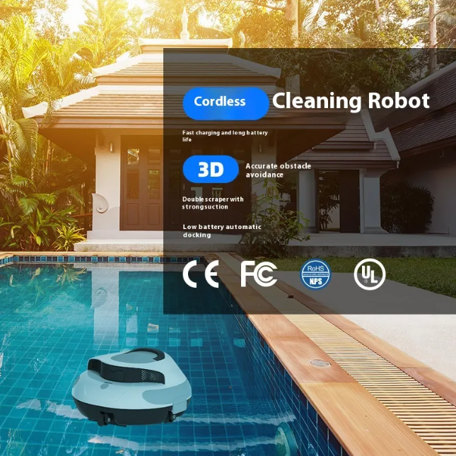 Smart Automatic Pool Cleaning Robot