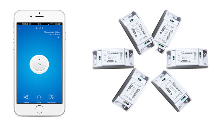 Smart Home WiFi Switches Outlets and Lights Controller