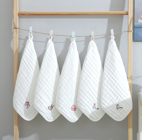 100% Cotton Face Towel Set 5 Pieces Kids