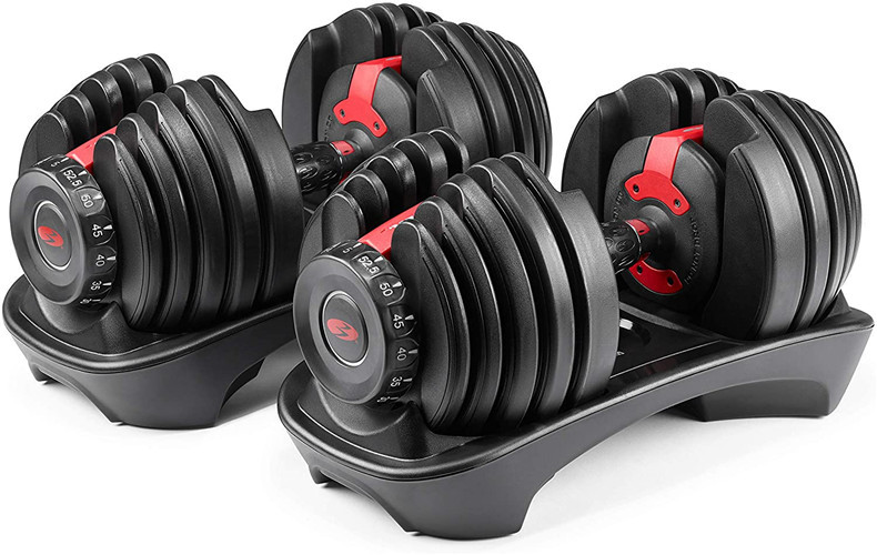 Heavy-Duty Adjustable Dumbbell Set