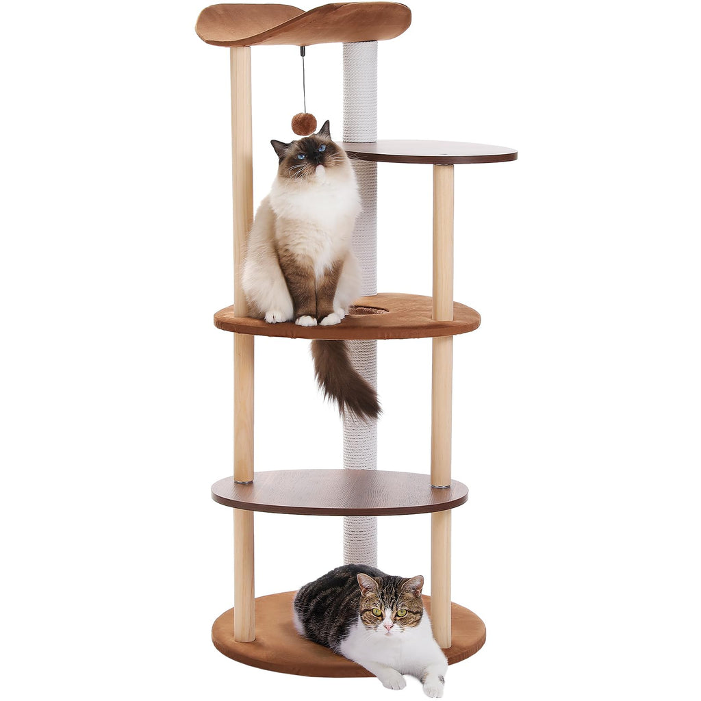 Multi-Level Cat Tree with Scratching Posts